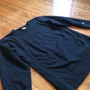 Champion Black Crewneck